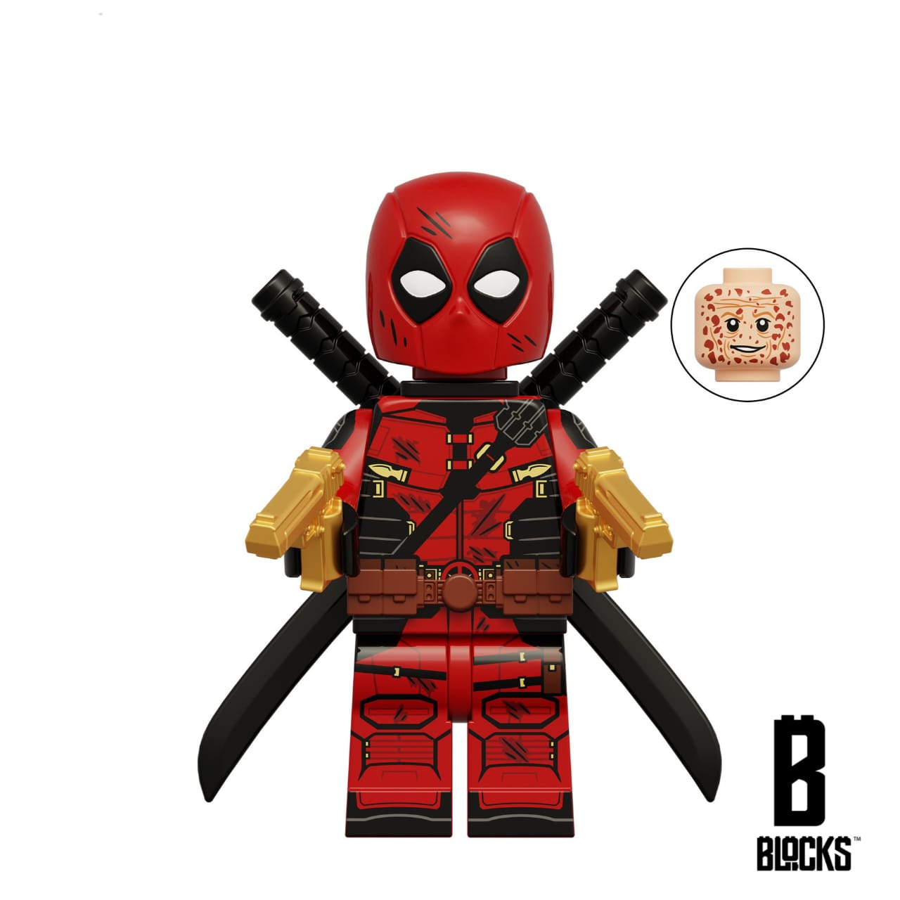 Deadpool Gold Gun