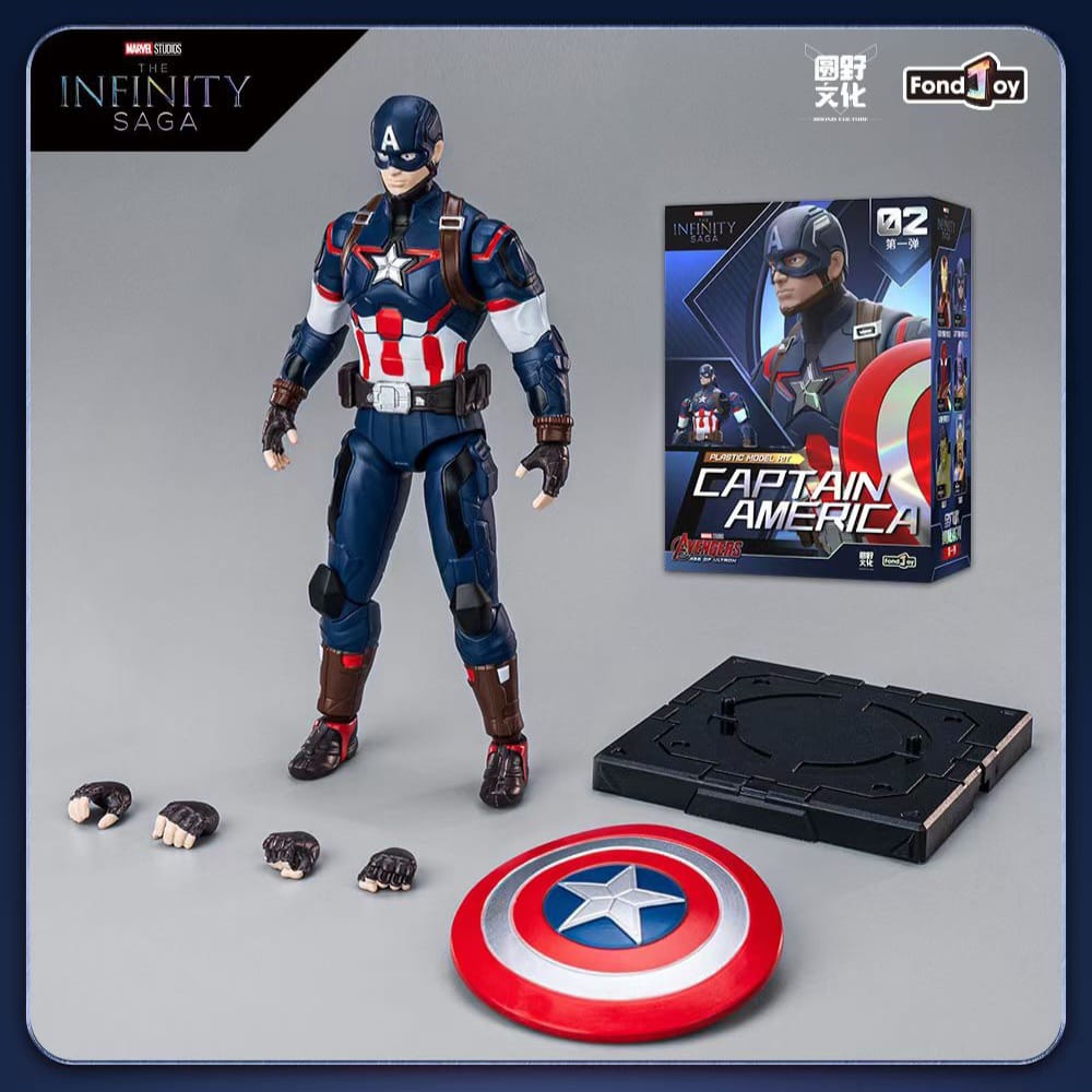 Captain America 1/12 Plastic Model Kit FondJoy