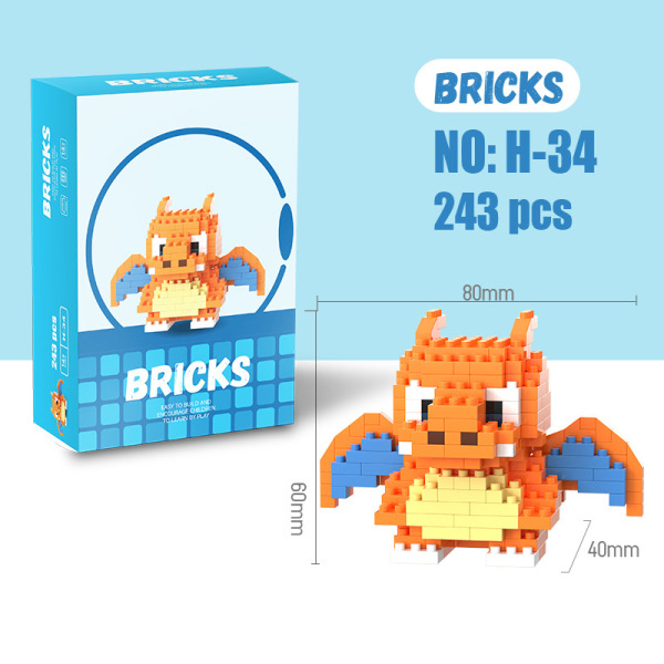 Charizard MINI Bricks