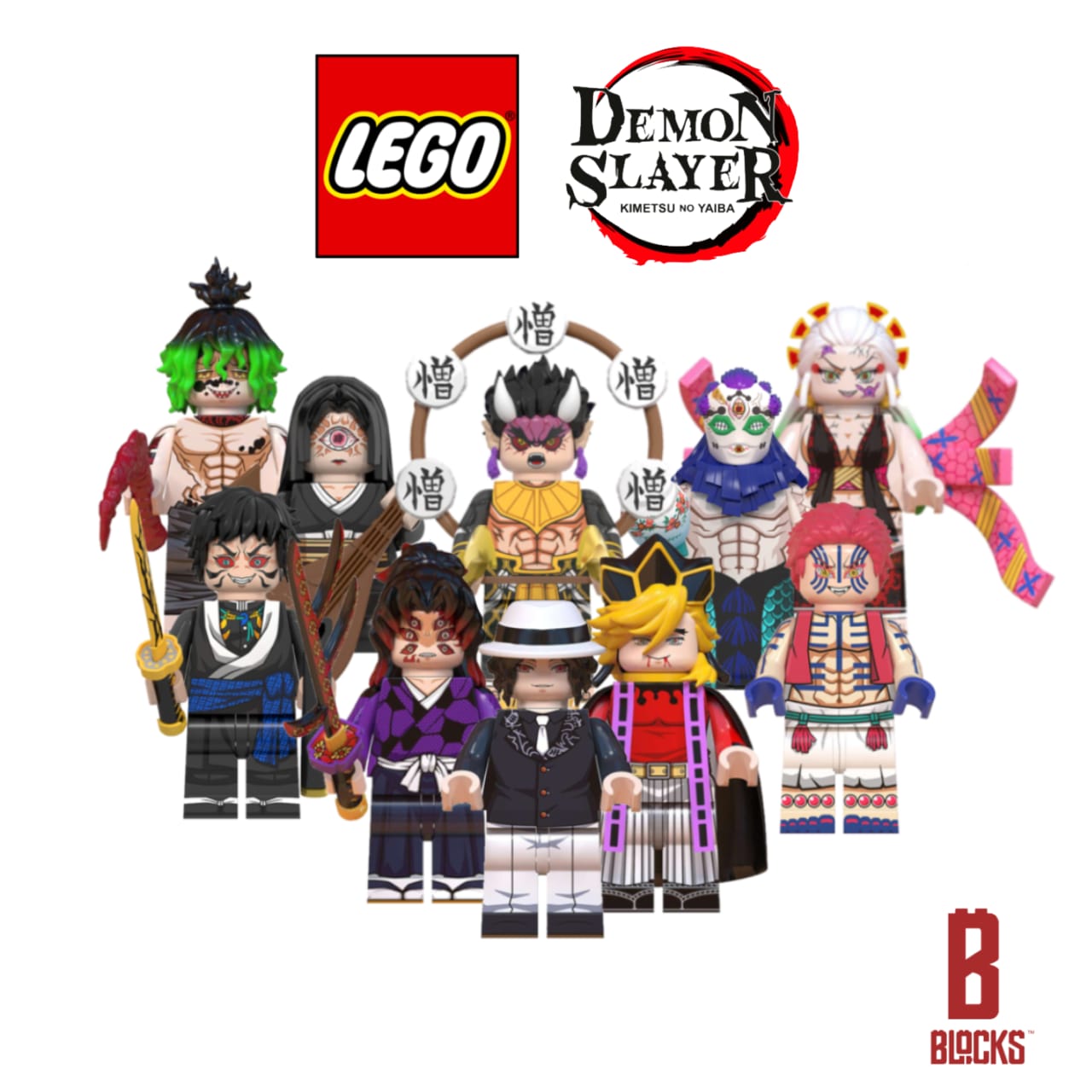 Demon Slayer Demon Set (10 Minifigure)