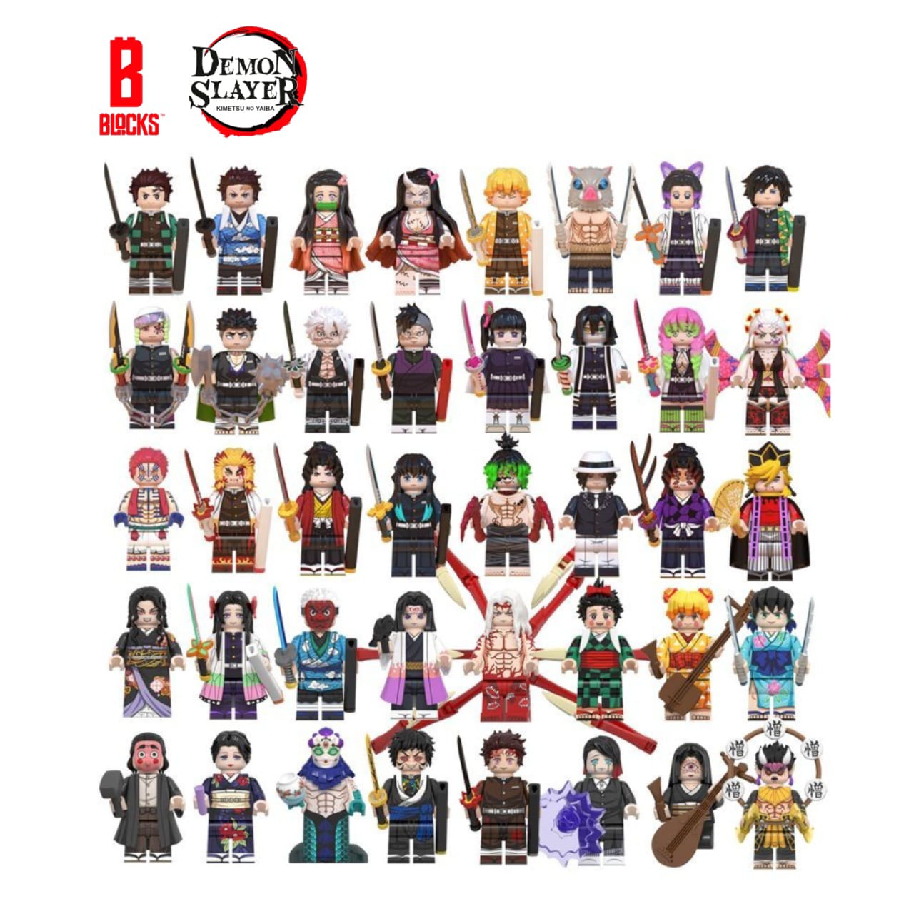 Demon Slayer Set (Any 8 Minifigure)