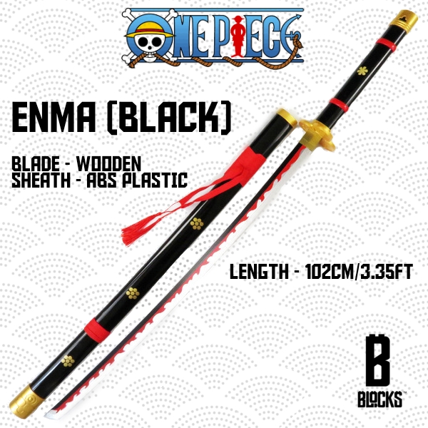 Enma (Black) Katana [Wooden]