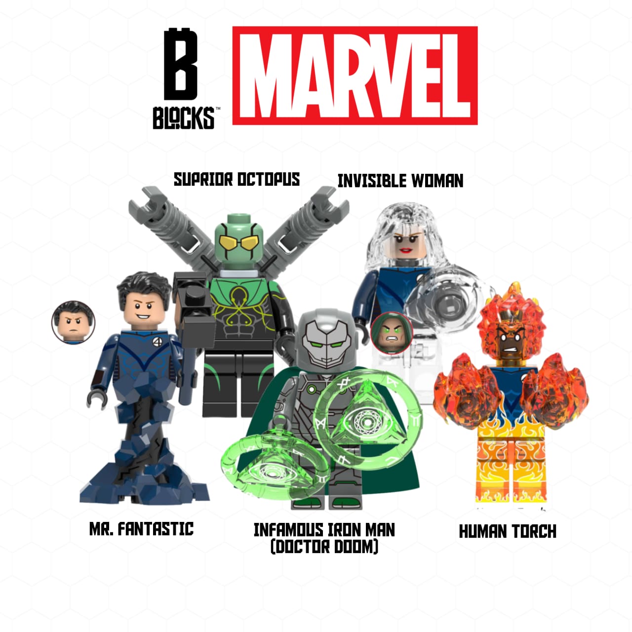 Fantastic 4 Set (5 Minifgure)