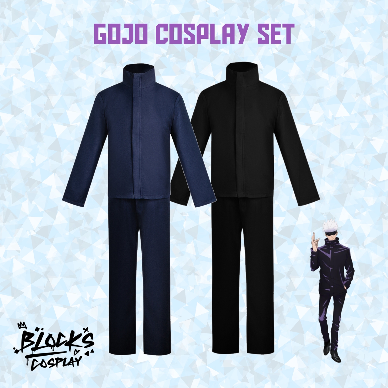 Gojo Cosplay Set