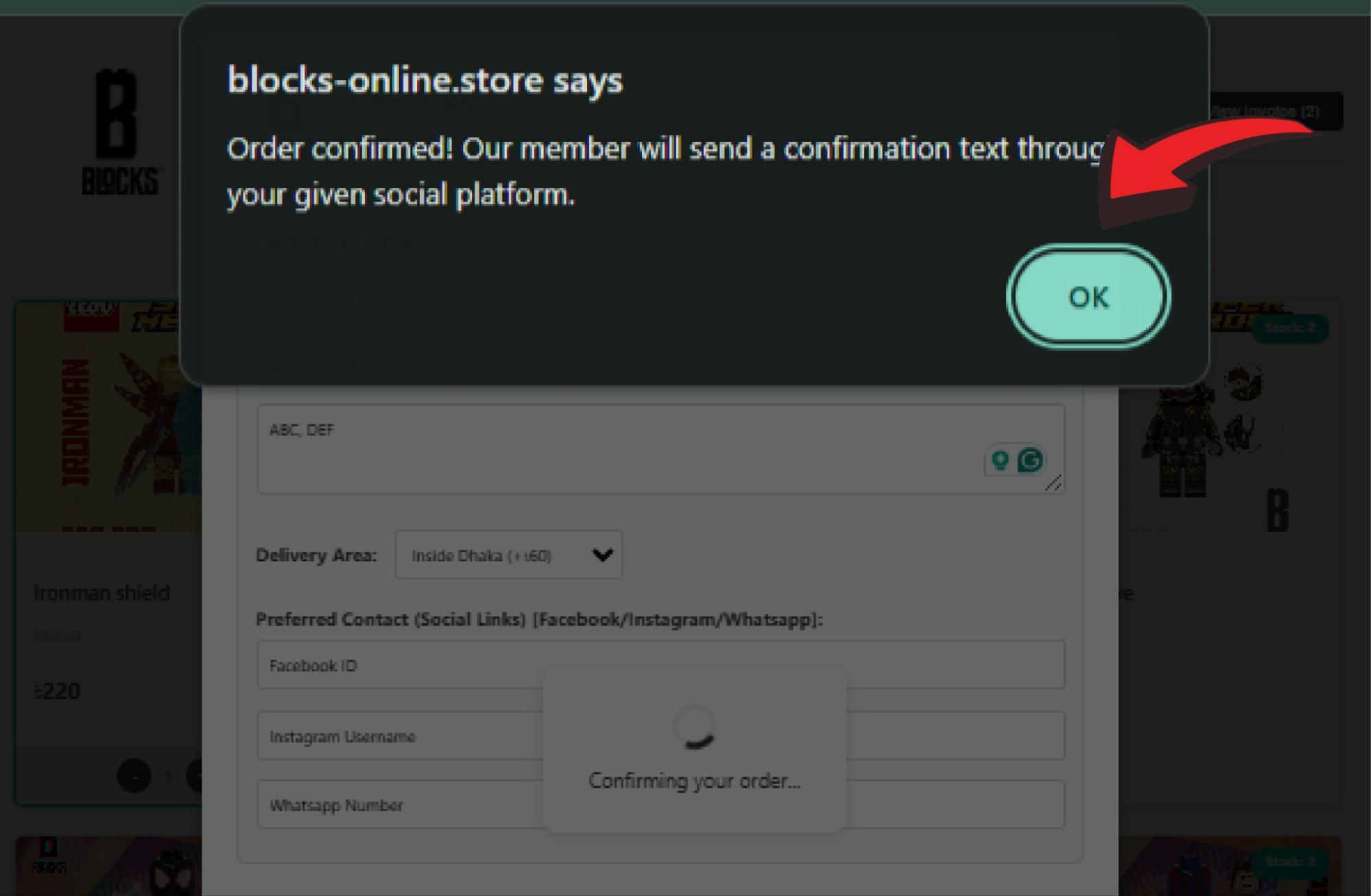 Order Complete