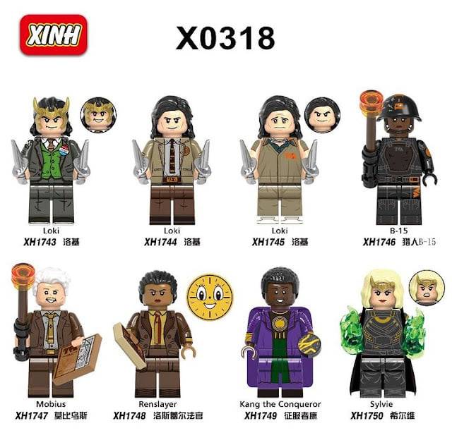Loki TV Series Set (8 minifigure)