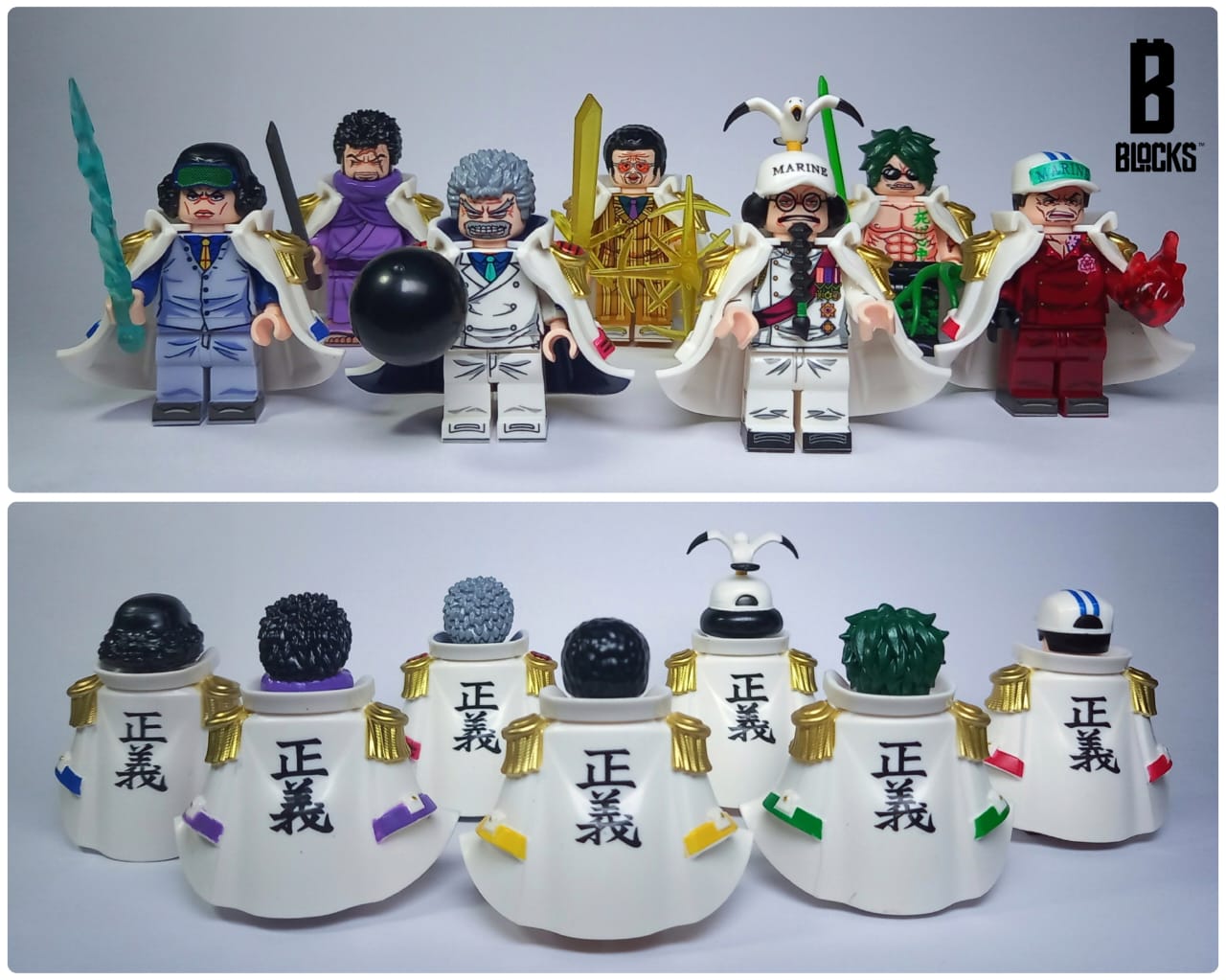 One Piece Marine Set (7 Minifigure)