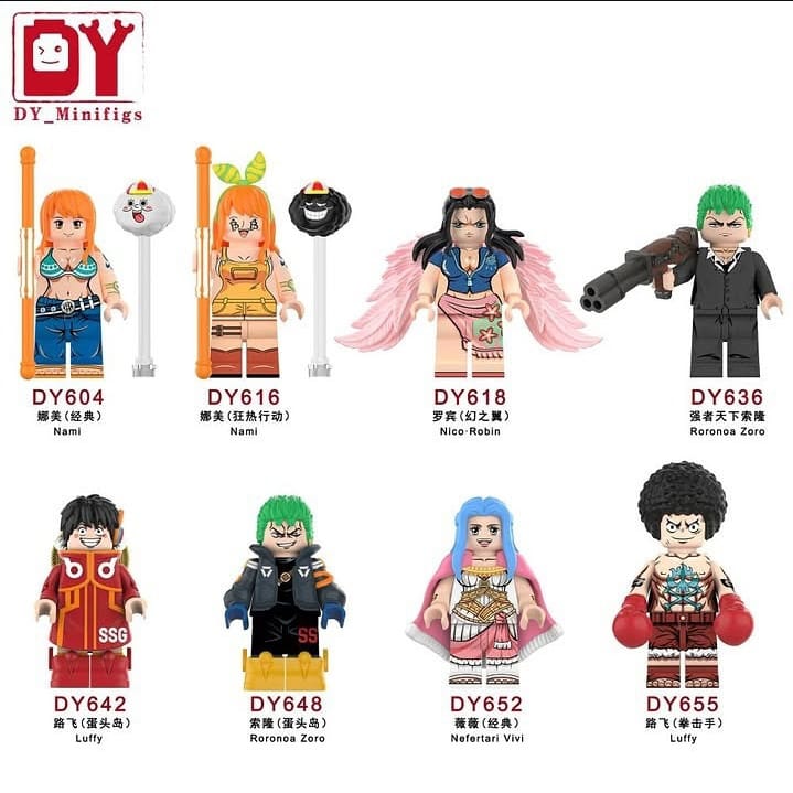One Piece DY Set (8 minifigure)
