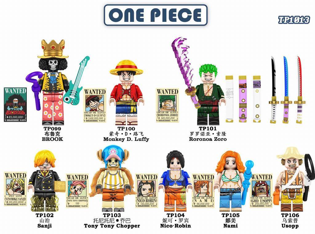 One Piece TP Set (8 minifigure)