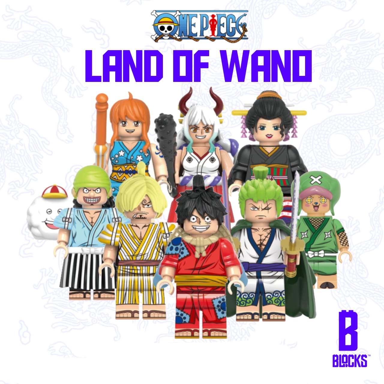 One Piece Wano Set (8 Minifigure)