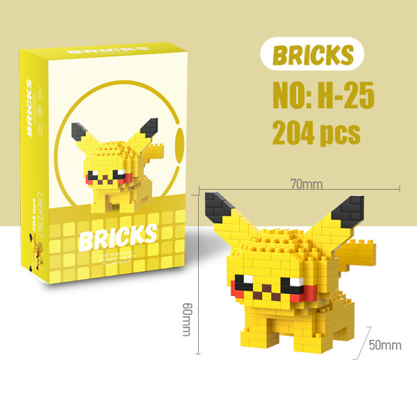 Pikachu MINI Bricks