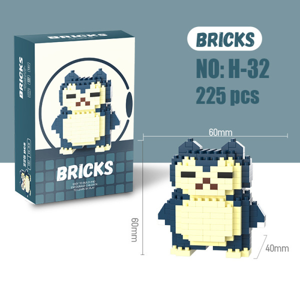 Snorlax MINI Bricks