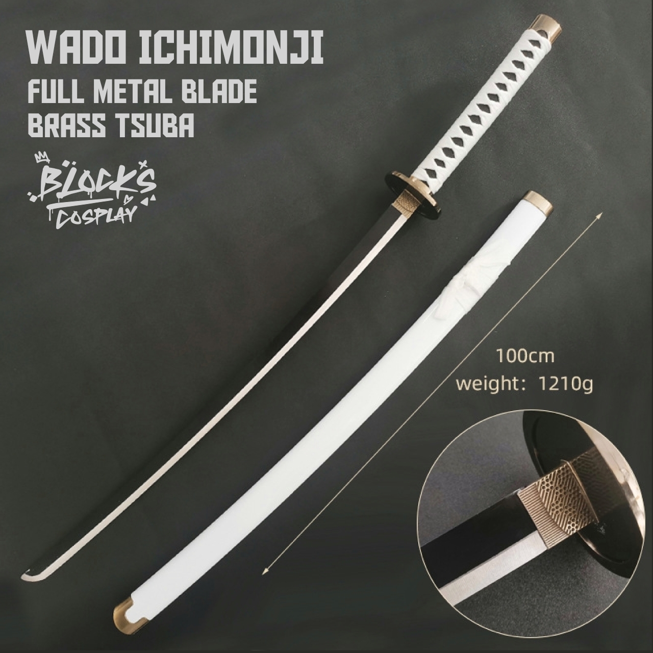 Wado Ichimonji Katana [Metal]