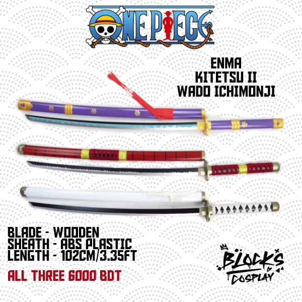 Zoro' Katana Set [Wooden]